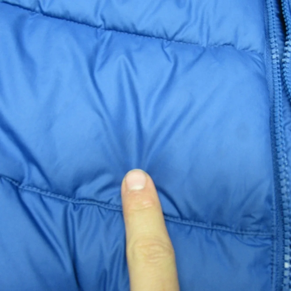 Columbia Jacket Kids Large 14-16 Blue Omni-Heat Hooded Puffer Winter Wear Warm